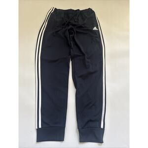 Adidas Track Jogging Pants Mens Medium Navy 3 Stripes Warm Up‎ Joggers